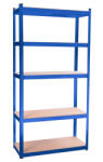 AGA Fém tároló polc 180x90x40 cm 5 polc AGA MR4600-Blue - kék (K15924) - inlea