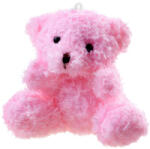 Inlea4Fun Plüss játék medve 10 cm Inlea4Fun - Rózsaszín (JO-ZA4404 RO)