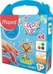 Maped Ujjfesték csomag, alap színek, 4x80 g, MAPED (IMA812510)
