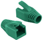 BLM UTP RJ45 Cat6 Feszültségmentesítő Törésgátló, zöld 1db (BK-25)