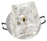 VITO Spot Light Fixture Recessed Mounted Square Palace-09 G9 Chrome & Glass 53X53X70mm 2012350 VITO (2012350)