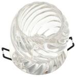 VITO Spot Light Fixture Recessed Mounted Round Palace-07 G9 Chrome & Glass Φ80X90mm 2012330 VITO (2012330)