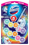 Domestos WC frissítő blokk, 2 db-os, DOMESTOS "Power 5", unikornis (KHT839)