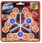 Domestos WC frissítő blokk, 3 db-os, DOMESTOS "Aroma Lux", dália és sárkánygyümölcs (KHT1175)