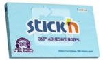 STICK N Öntapadó jegyzettömb, 76x127 mm, 100 lap, STICK N „360°, kék (SN21557) - onlinepapirbolt