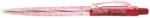 FlexOffice Golyóstoll, 0, 25 mm, nyomógombos, FLEXOFFICE "Jonat", piros (FOGT017P) - onlinepapirbolt