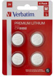 Verbatim Gombelem, CR2032, 4 db, VERBATIM "Premium (VECR20324) - onlinepapirbolt