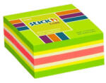 STICK N Öntapadó jegyzettömb, 51x51 mm, 250 lap, STICK N, neon zöld (SN21534) - onlinepapirbolt