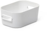 SMARTSTORE Műanyag tárolódoboz, 0, 6 liter, SMARTSTORE "Compact XS", fehér (CSDSMART01) - onlinepapirbolt