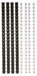 Fellowes Spirál, műanyag, 6 mm, 10-20 lap, FELLOWES, 25 db, fekete (IFW53303) - onlinepapirbolt