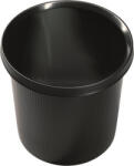 HELIT Papírkosár, 18 l, HELIT "Linear", fekete (INH6105795) - onlinepapirbolt