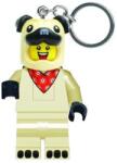 LEGO® EUROMIC - Mopsz jelmezes fiú világítós kulcstartó (LGL-KE213H) (LGL-KE213H)