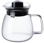 SIMAX SOFIA, 1 l fekete, üveg, fogantyúval, műanyag kupakkal