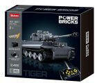 Sluban Power Bricks - Tiger távirányítós páncélozott harci jármű építőjáték készlet (M38-B0851) - pepita