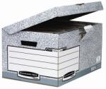 Fellowes Recipient de arhivare cu capac cu clichet, "BANKERS BOX SYSTEM by FELLOWES", gri 1181501 (1181501)