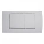 Geberit Twinline30 működtetőlap, 2 mennyiséges öblítéshez: matt krómozott easy-to-clean bevonattal 115.899. JQ. 1 (115.899.JQ.1)