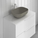 Bannio Royo Block 46, 5x33 cm pultra ültethető mosdó, matt szürke 126289 (126289)