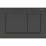 Geberit Omega30 kétmennyiséges öblítésű működtető nyomólap fekete/matt fekete/fekete 115.080. DW. 1 (115.080.DW.1)