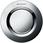 Geberit 01-es típusú távműködtetés, pneumatikus, 1 mennyiséges öblítéshez, magasfényű króm 116.040. 21.1 (116.040.21.1)