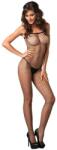 Leg Avenue 728375 Lycra Industrial Fishnet Bodystocking O/s Black