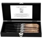 Laguiole Steak kés szett LAGUIOLE LUXURY, 6 db olive, Laguiole (LAGSDV-300039)
