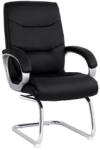  Scaun vizitator, negru, 63x70x102 cm (HM1088.01)