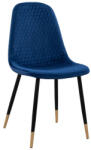  Scaun Lucille, nuanta albastru/negru, 45x56x81 cm (HM8552.08)