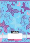 Nebulo Nebulo: Tűzött 1. osztályos vonalas füzet A5-ös 14-32 Cuki mintás - Pillangós (VO1-CM-A5-12345694) - innotechshop