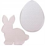 Playbox PlayBox: 5mm-es MIDI vasalható gyöngy alapok, húsvéti nyuszi és tojás 5-5db-os-szett (2456627) - innotechshop