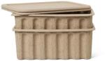 Ferm Living tároló Paper Pulp Box L 2 db - bézs Univerzális méret