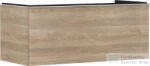 Hansgrohe XELU Q 118x57 cm-es 1 fiókos fali szekrény mosdópulthoz, króm fogantyúval, természetes tölgy 54064000 (54064000)