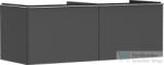 Hansgrohe XELU Q 136x57 cm-es 2 fiókos fali szekrény pulthoz, króm fogantyúval, matt gyémántszürke 54067000 (54067000)