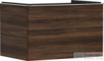 Hansgrohe XELU Q 78x57 cm-es 1 fiókos fali szekrény pulthoz, króm fogantyúval, sötét dió 54057000 (54057000)