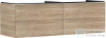 Hansgrohe XELU Q 156x57 cm-es 2 fiókos fali szekrény pulthoz, króm fogantyúval, természetes tölgy 54072000 (54072000)