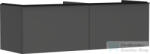 Hansgrohe XELU Q 156x57 cm-es 2 fiókos fali szekrény pulthoz, matt fekete fogantyúval, matt gyémántszürke 54071670 (54071670)