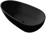 Wellis Soul Matt Black öntöttmárvány szabadon álló kád (WK00180)