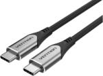 Vention USB-C 3.1/M -> USB-C 3.1/M, (szövet, szürke), 0, 5m, kábel (TAAHD) - digital24