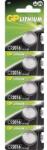 GP Batteries Lítium elem GP CR2016 - 5 db 1042201615