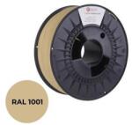 C-TECH Nyomdafüzér (filament) C-TECH PREMIUM LINE, PLA, bézs, RAL1001, 1, 75 mm, 1 kg 3DF-P-PLA1.75-1001