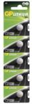 GP Batteries Lítium elem GP CR1220 - 5 db 1042122015