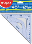 Maped Háromszög Vonalzó Műanyag 45 Fokos 21 cm Geometric (IMA242421)