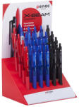 PENAC X-Beam Xb107 Golyóstoll Műanyag Klipsz 0.7 gramm Bp0107-24D47 Vegyes Színek Dp24 (7010588003)