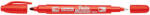 Luxor Twin 150 Permanent Marker Kétvégű 0, 7 mm és 1 mm Piros (KCFX0183)