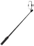 MG Telescopic Bluetooth szelfie bot LED lámpval 1.3m, fekete