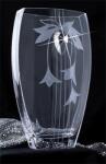 LORENTINA Vase ®, virágmintás, 35 cm MADE WITH SWAROVSKI ELEMENTS® (DV50) - becsiirodaker