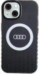 Audi IML Big Logo MagSafe AU-IMLMIP15-Q5/D2-BK iPhone 15 6.1", hátlap, fekete