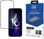 3mk Protection HardGlass Max iPhone 16 Plus teljes képernyős ujjlenyomamentes edzett üvegfólia, fekete