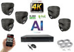 Monitorrs Security - 4K AI IP kamerarendszer 5 kamerával 8 Mpix GD - 6377K5