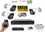  MS - IP kamerarendszer 3 kamerával switchel 4 Mpix - 6024K3B