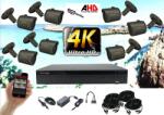 Monitorrs Security - 4k AHD kamerarendszer 7 kamerával 8 Mpix GT - 6036K7